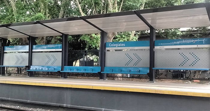 Estación Colegiales - Tren Mitre ramal Retiro - José León Suárez y Retiro - Bartolomé Mitre